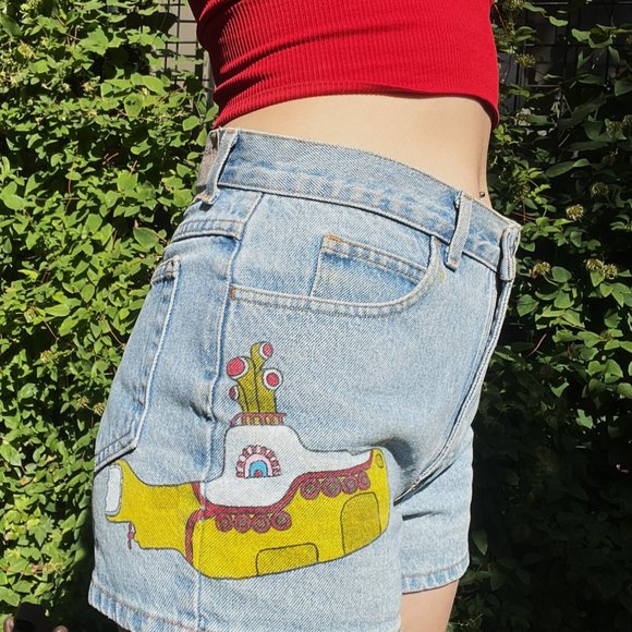 Denim shorts Beatles - Picture 3 of 3